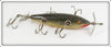 Vintage Heddon Green Crackleback 150 Dowagiac Minnow Lure