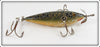 Vintage Heddon Green Crackleback 700 Muskellunge Minnow Lure