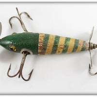 Charmer Minnow Co Green & White Charmer Minnow