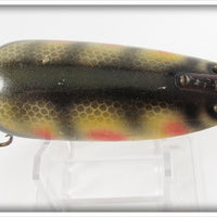 Vintage Lauby Black Scale Red Spots Wonder Spoon Lure 