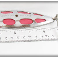 South Bend Chrome & Red 5" Musky Sun Spot Spoon Lure 