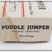 Gook Bait Company Puddle Jumper Grey Green Tadpole In Box