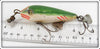 James L Donaly Green & White Redfin Minnow