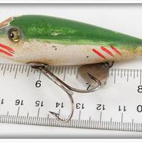 James L Donaly Green & White Redfin Minnow