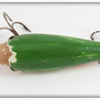 James L Donaly Green & White Redfin Minnow