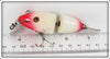 Creek Chub Blended Red & White Baby Wigglefish