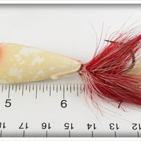 Heddon Red & White Walton Feathertail
