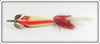 Heddon Red & White Walton Feathertail