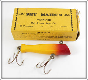 Vintage Mermaid Bait & Lure Co Shy Maiden Pier Bait In Box