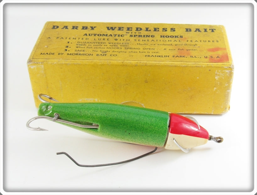 Vintage Morrison Bait Co Darby Weedless Bait In Box