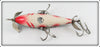 Pflueger Green Cracked Back Argyle Three Hook Minnow