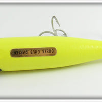 Creek Chub Fluorescent Yellow Darter