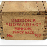 Heddon Green Fancy Back 100 In Wood Box