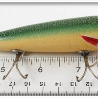 Pflueger Green Cracked Back Surprise Minnow In Box