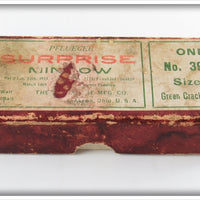 Pflueger Green Cracked Back Surprise Minnow In Box