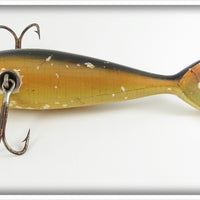 Vintage Heddon Black Sucker Musky Minnow Lure 1300