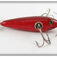Heddon Red 100 Minnow In Wood Box