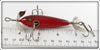 Heddon Red 100 Minnow In Wood Box