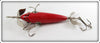 Heddon Red 100 Minnow In Wood Box