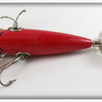 Heddon Red 100 Minnow In Wood Box