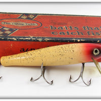 Shakespeare White & Red With Flitter Buddy Bait In Box