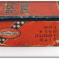 Shakespeare White & Red With Flitter Buddy Bait In Box