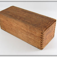 Heddon White Slate Back 175 Heavy Casting Minnow In Wood Box