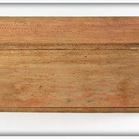 Heddon White Slate Back 175 Heavy Casting Minnow In Wood Box