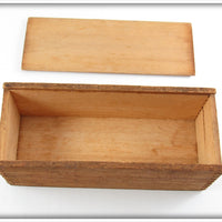 Heddon White Slate Back 175 Heavy Casting Minnow In Wood Box