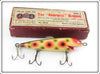 Pflueger Four Brothers Green And Red Spotted Surprise Minnow Lure 3969