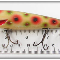 Pflueger Four Brothers Green And Red Spotted Surprise Minnow In Box