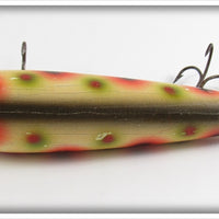 Pflueger Four Brothers Green And Red Spotted Surprise Minnow In Box