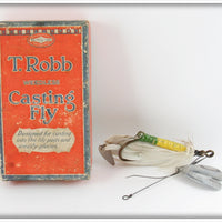 Shakespeare Yellow Sally T. Robb Weedless Fly In Box 196 Y 