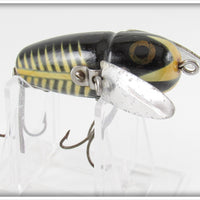 Vintage Heddon Black Shore Crazy Crawler Lure