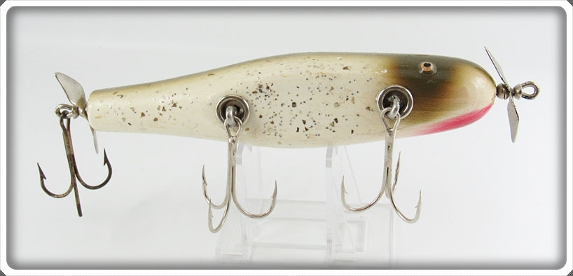 Vintage Creek Chub Silver Flash Uncatalogued Giant Injured Minnow Lure