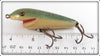 Pflueger Green Cracked Back Baby Surprise Minnow