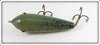 Pflueger Green Cracked Back Baby Surprise Minnow