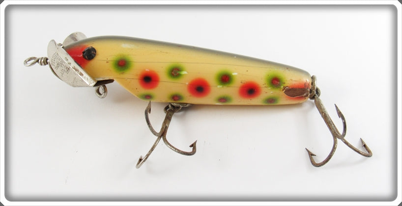 Pflueger Red & Green Spotted All In One Minnow Lure 3569