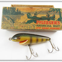 Pflueger Natural Perch Scale Baby Surprise Minnow In Box 3906