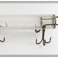 Vintage Pfeiffer's Live Bait Holder Co Glass Minnow Tube Lure