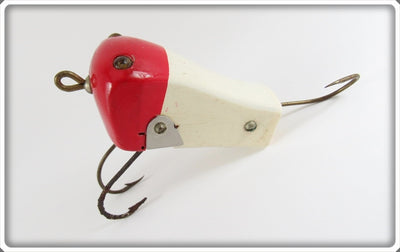 Vintage Creek Chub Red Head White Wee Dee Lure 4802 