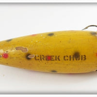 Creek Chub Yellow Spotted Wiggler