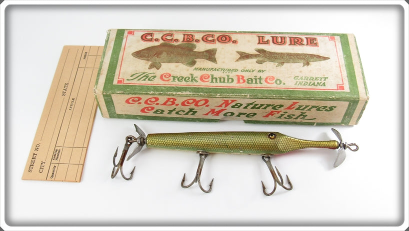creek chub cray z fishing lures vintage Cray-Z-Fish (Crazy Fish) Lure 9900-P-SS Silver Shad Color My Bait Shop, LLC Creek Chub began production of
