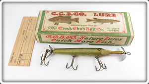 Creek Chub Green Gar Minnow In Box