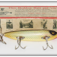 Vintage Heddon Shiner Scale SOS Minnow Lure In Box 179P
