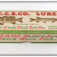 Vintage Creek Chub Silver Flash Jointed Pikie Empy Box 2618