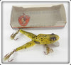 Vintage Paw Paw Wottafrog Wotta Frog Lure In Correct Box 73
