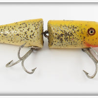 Vintage Creek Chub Yellow Flash Jointed Pikie Lure 2637