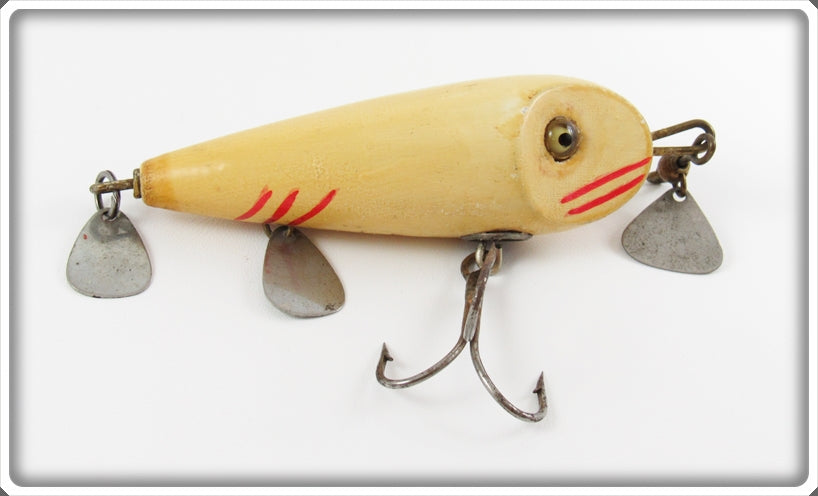 antique minnow dipped in plastic fishing lure Vintage Donaly Red Fin Minnow Lure For Sale