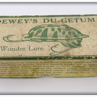 Outing Mfg Co Brown Du Getum In Dewey's Du-Getum The Wonder Lure Box